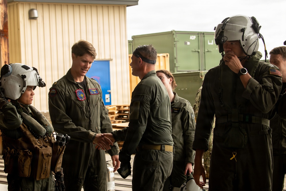 CDR. Peter J. Keuss Final Flight Onboard NAF Atsugi