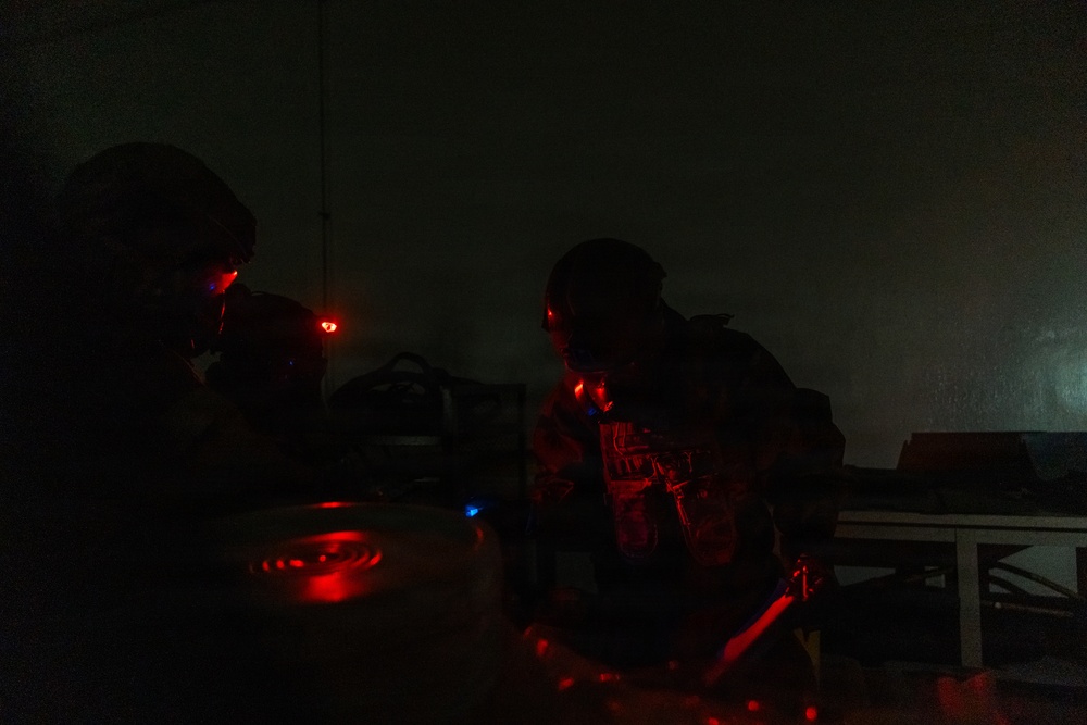 U.S. Marines, Airmen rehearse biological response operations