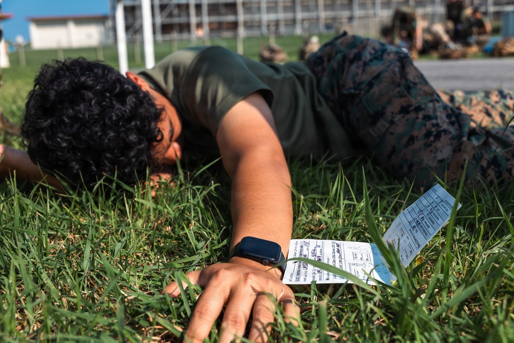 U.S. Marines, Airmen rehearse biological response operations