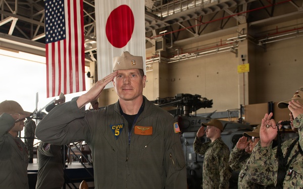 HSC-12 Change of Command Onboard NAF Atsugi