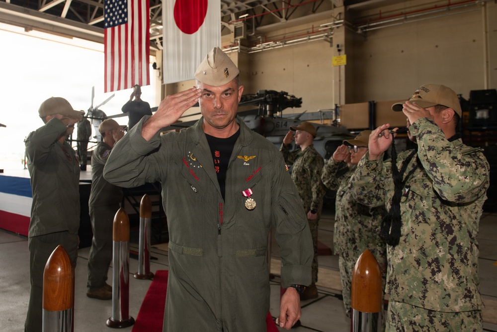 HSC-12 Change of Command Onboard NAF Atsugi