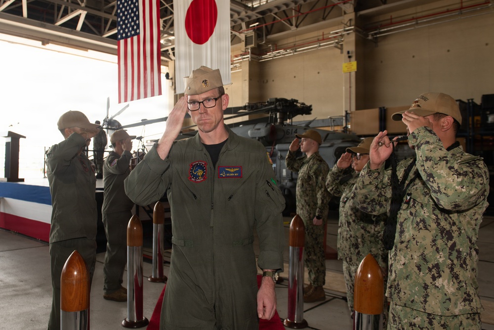 HSC-12 Change of Command Onboard NAF Atsugi