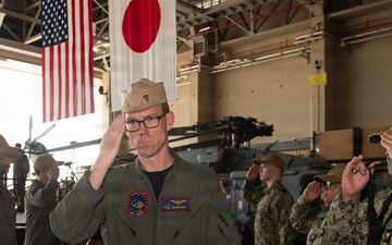 HSC-12 Change of Command Onboard NAF Atsugi