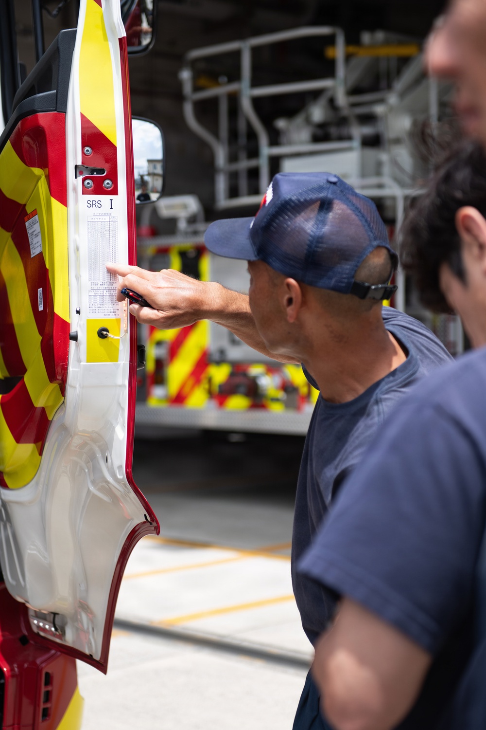 CNRJ Fire &amp; Emergency Services Fire Engine Orientation Onboard NAF Atsugi