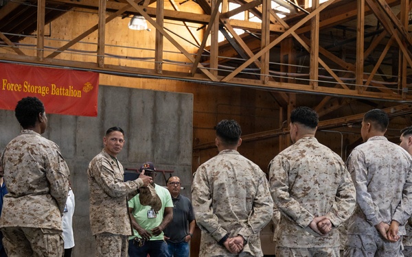 SMMC Ruiz visits Marine Corps Logistics Base Barstow