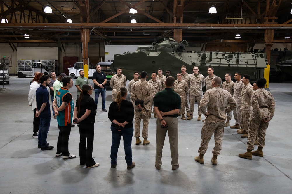SMMC Ruiz visits Marine Corps Logistics Base Barstow