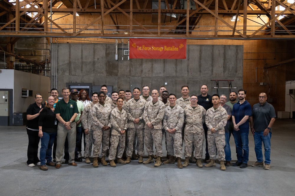 SMMC Ruiz visits Marine Corps Logistics Base Barstow