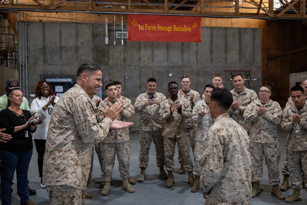 SMMC Ruiz visits Marine Corps Logistics Base Barstow