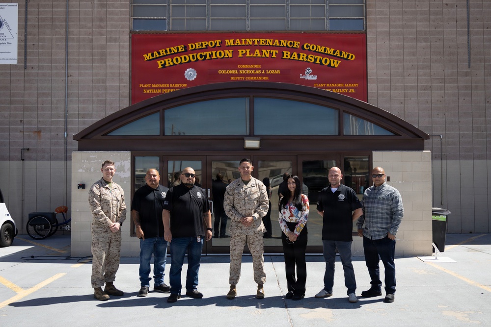 SMMC Ruiz visits Marine Corps Logistics Base Barstow