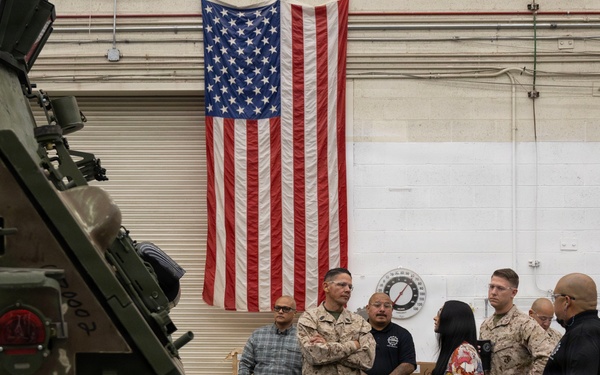 SMMC Ruiz visits Marine Corps Logistics Base Barstow