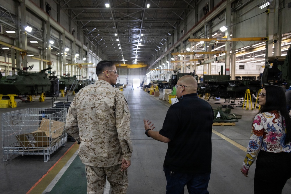 SMMC Ruiz visits Marine Corps Logistics Base Barstow
