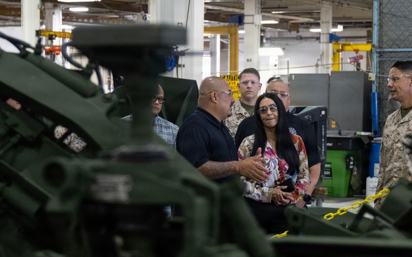 SMMC Ruiz visits Marine Corps Logistics Base Barstow