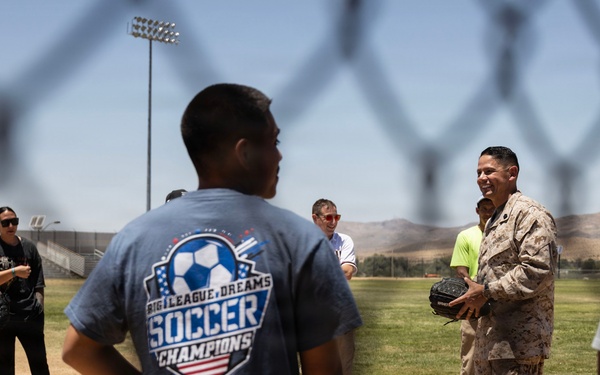 SMMC Ruiz visits Marine Corps Logistics Base Barstow