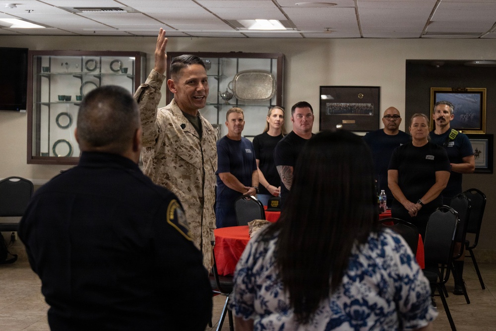 SMMC Ruiz visits Marine Corps Logistics Base Barstow