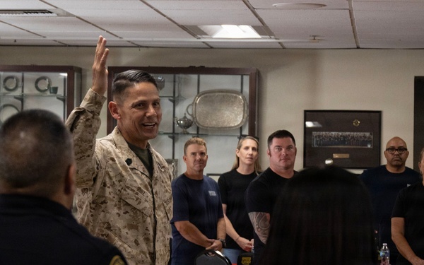SMMC Ruiz visits Marine Corps Logistics Base Barstow