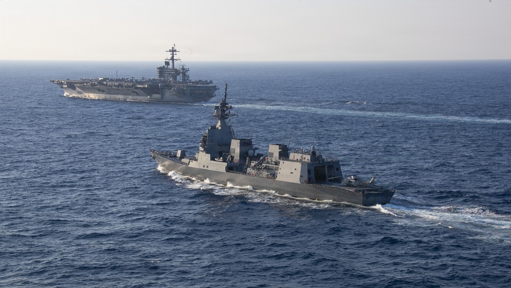 George Washington Sails With JMSDF
