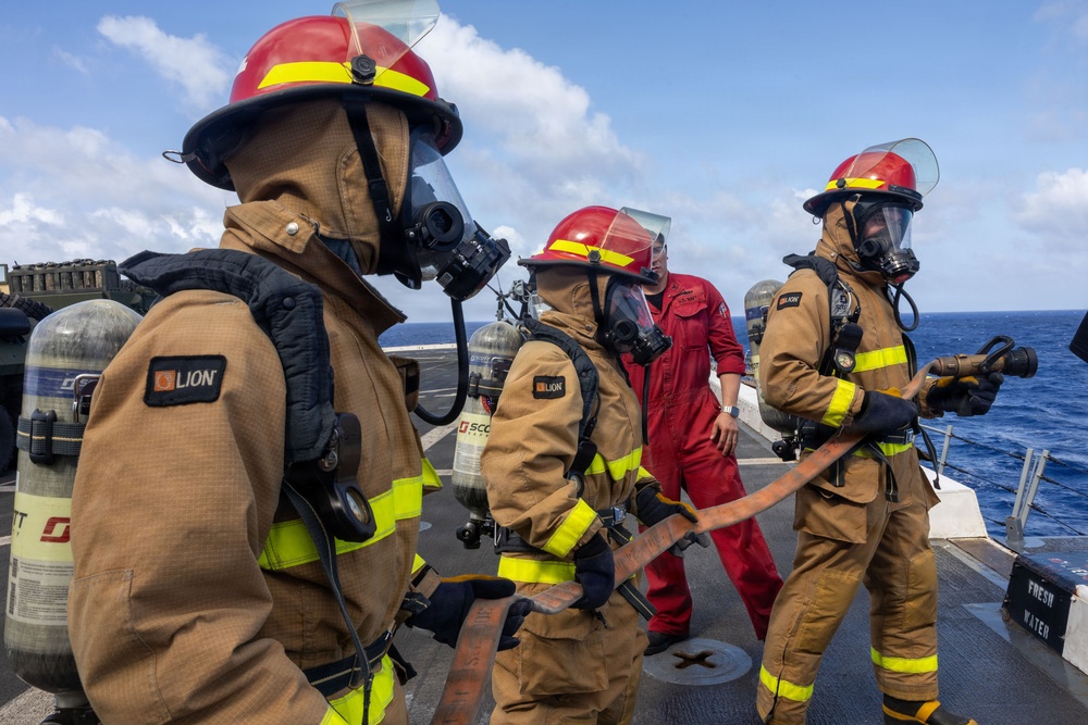 USS Portland Sailors Conduct Routine Operations