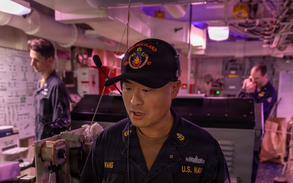 USS Portland Conducts Routine Operations
