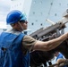 USS Portland Conducts Underway Replenishment with Motor Vessel Asterix