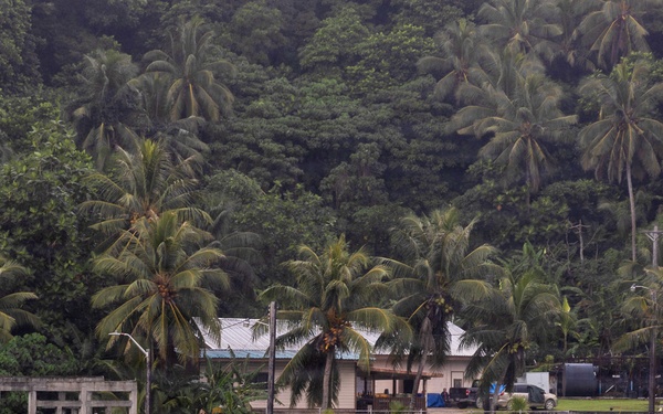 Coast Guard services aids to navigation in American Samoa