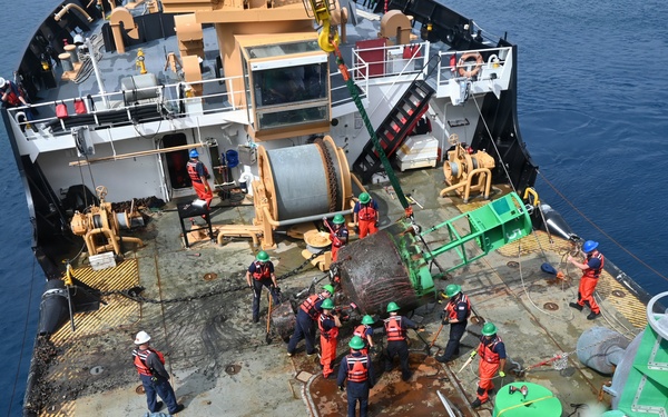 Coast Guard services aids to navigation in American Samoa