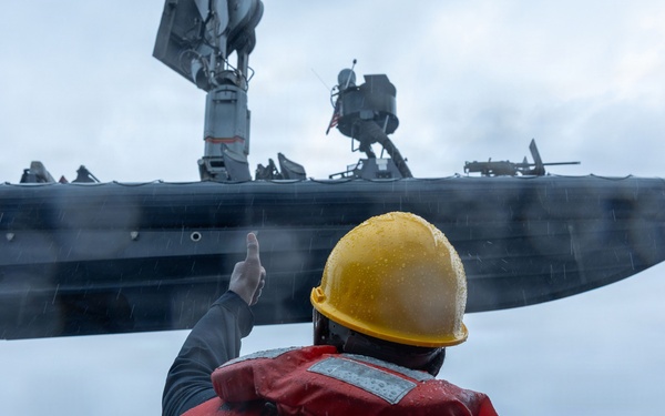 USS Portland Sailors Conduct Small Boat Operations