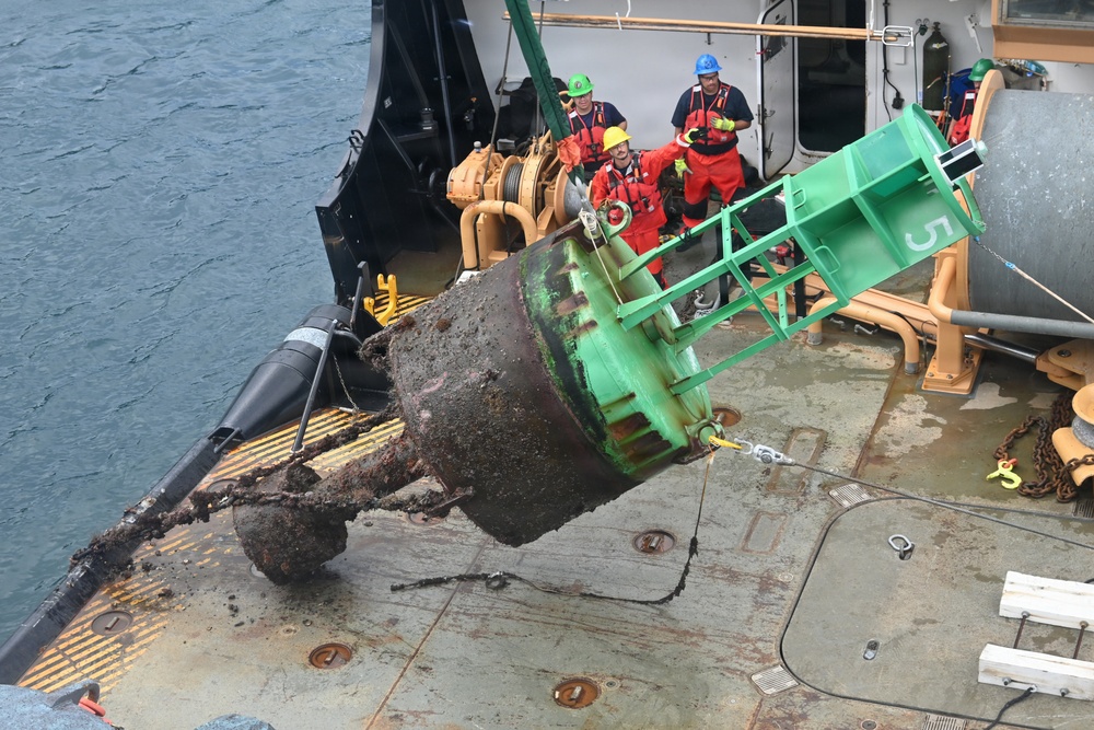 Coast Guard services aids to navigation in American Samoa