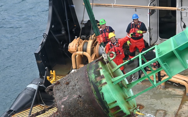 Coast Guard services aids to navigation in American Samoa