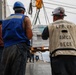 USS Portland Conducts Underway Replenishment with USNS Cesar Chavez