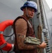 USS Portland Conducts Underway Replenishment with USNS Cesar Chavez