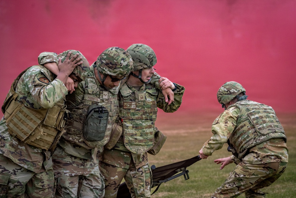 35th Civil Engineer Squadron tests readiness in drone attack exercise