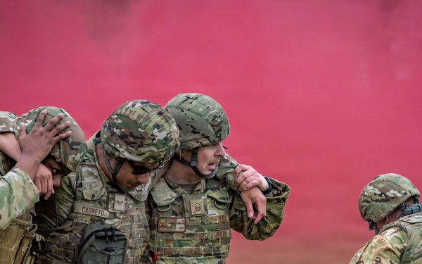 35th Civil Engineer Squadron tests readiness in drone attack exercise