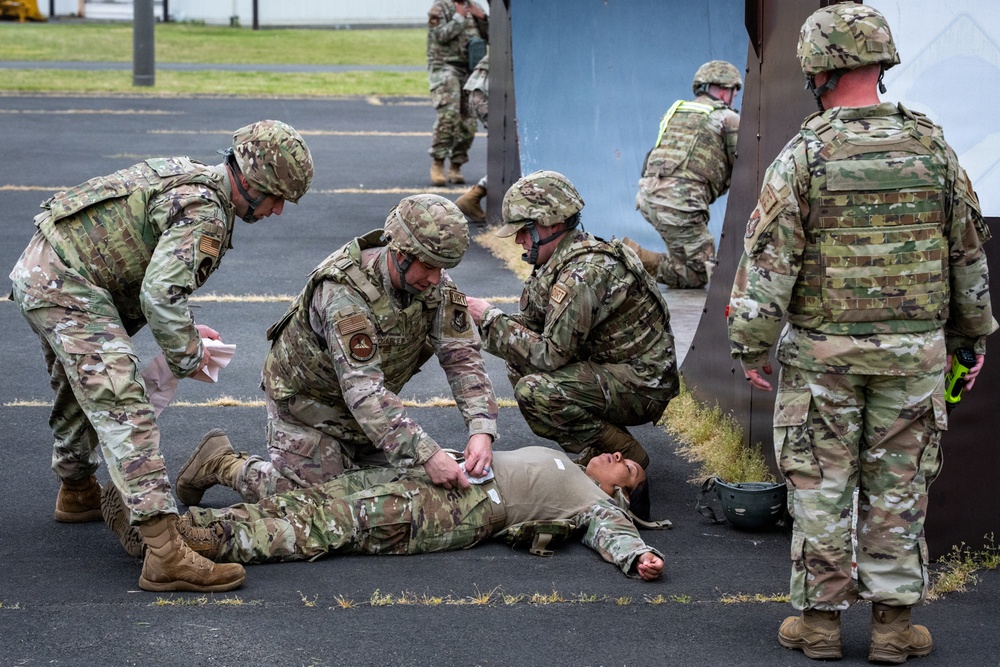 35th Civil Engineer Squadron tests readiness in drone attack exercise