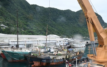 Coast Guard services aids to navigation in American Samoa