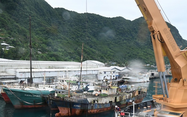 Coast Guard services aids to navigation in American Samoa
