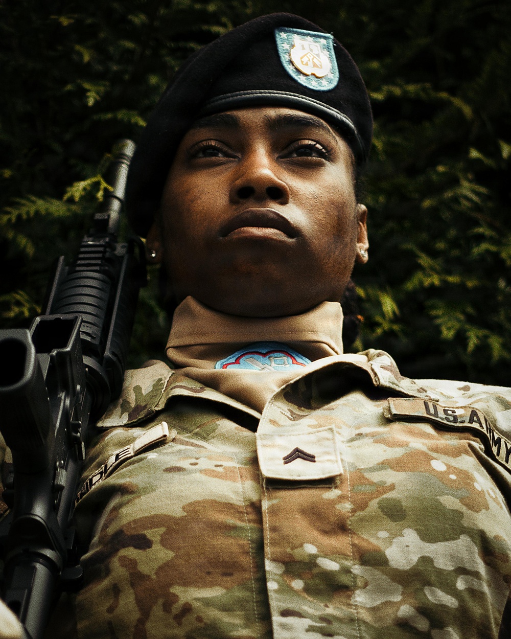 207th Military Intelligence Brigade (Theater) color guard supports 164th General Hospital commemoration during D-Day 82