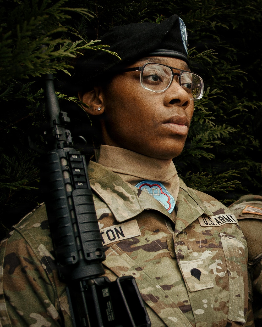 207th Military Intelligence Brigade (Theater) color guard supports 164th General Hospital commemoration during D-Day 82