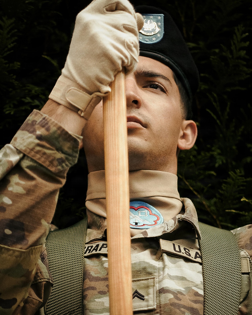 207th Military Intelligence Brigade (Theater) color guard supports 164th General Hospital commemoration during D-Day 82