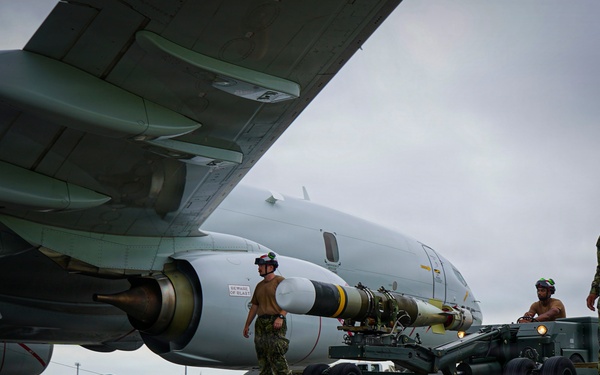 VP-26 Tridents Load Torpedo to a P-8A Poseidon