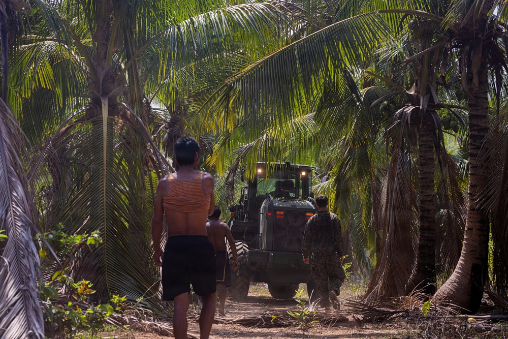 3rd Littoral Logistics Battalion Enhances Training Area Mobility in the Philippines