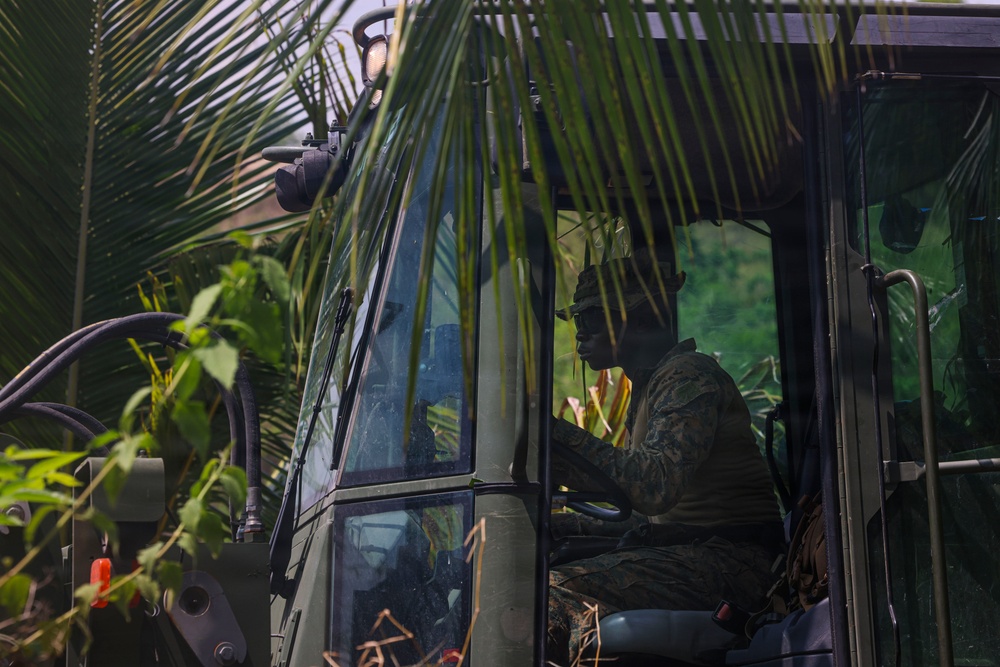 3rd Littoral Logistics Battalion Enhances Training Area Mobility in the Philippines
