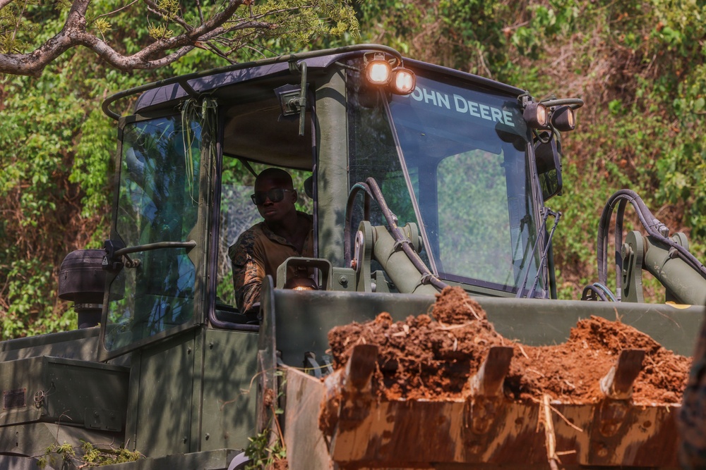 3rd Littoral Logistics Battalion Enhances Training Area Mobility in the Philippines