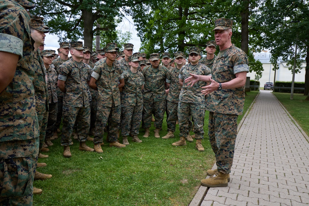 U.S. Marine Corps Commandant visits Marines in Europe