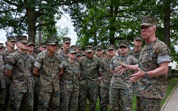 U.S. Marine Corps Commandant visits Marines in Europe