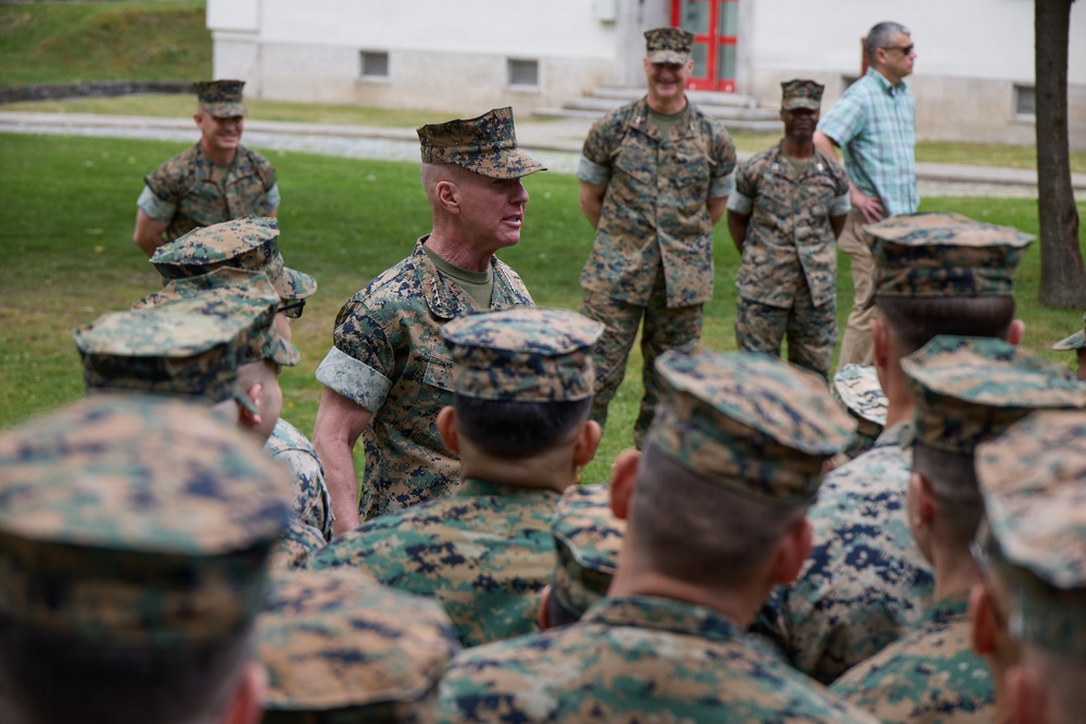 U.S. Marine Corps Commandant visits Marines in Europe