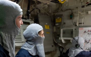USS Arleigh Burke Conducts General Quarters Drill in the Mediterranean
