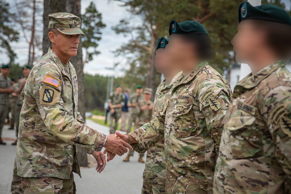 Chief of the National Guard Bureau Visits Service Members in Lithuania