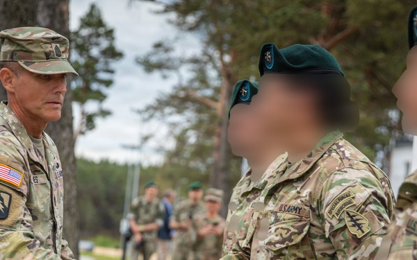 Chief of the National Guard Bureau Visits Service Members in Lithuania