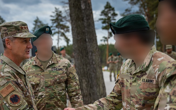 Chief of the National Guard Bureau Visits Service Members in Lithuania