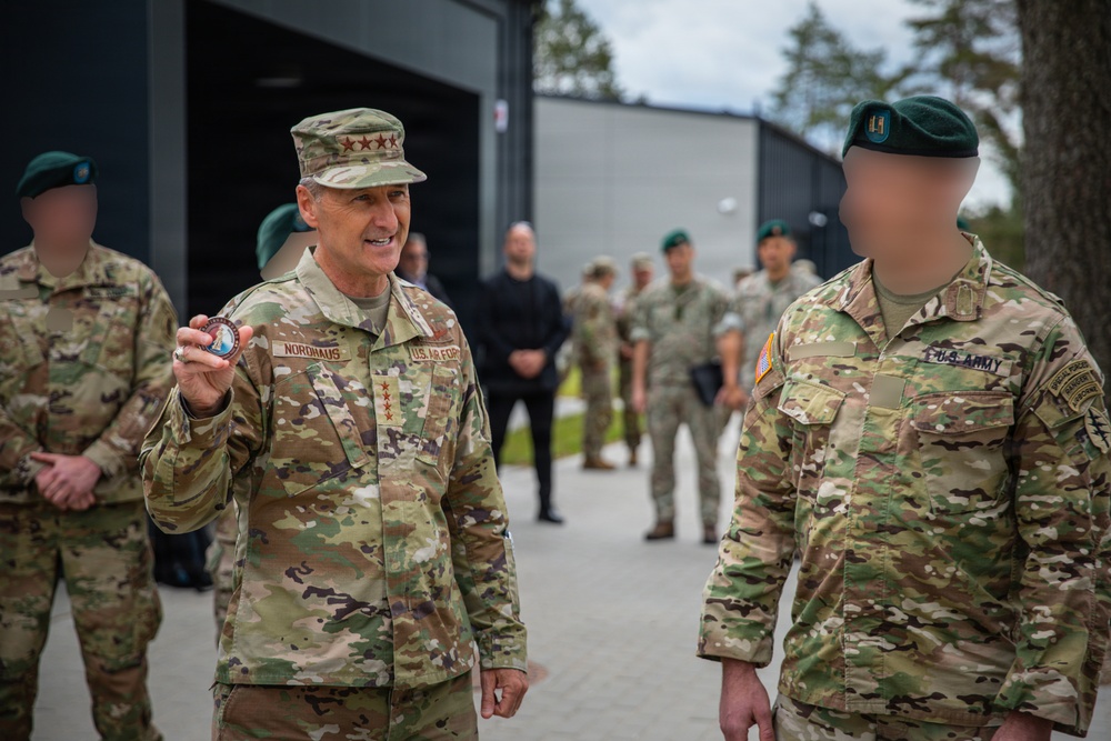 Chief of the National Guard Bureau Visits Service Members in Lithuania
